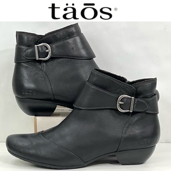 Taos Women’s Addiction Ankle Leather Boots ADD-13726 - Picture 1 of 10